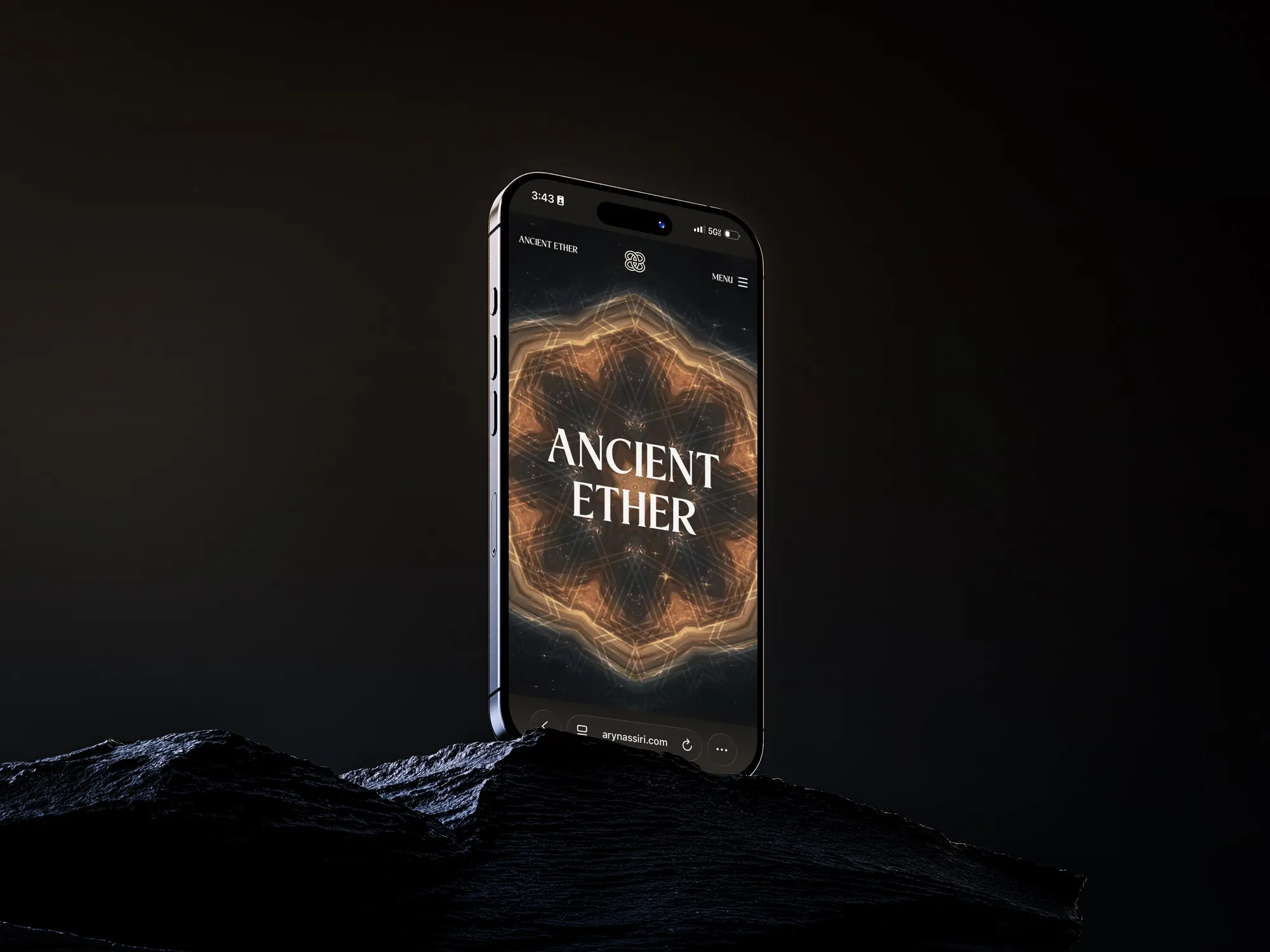 Ancient Ether — brand & landing page