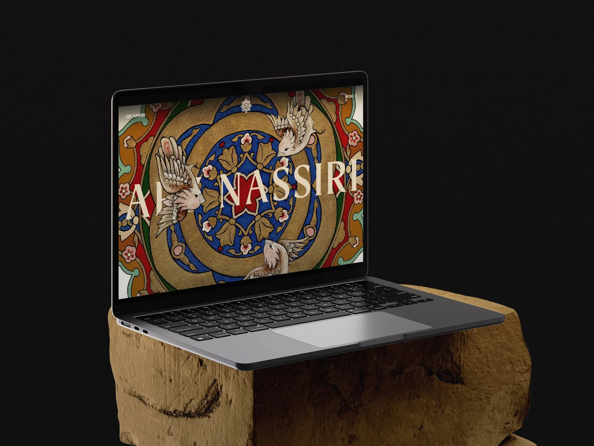 Ary Nassiri — the website on a phone