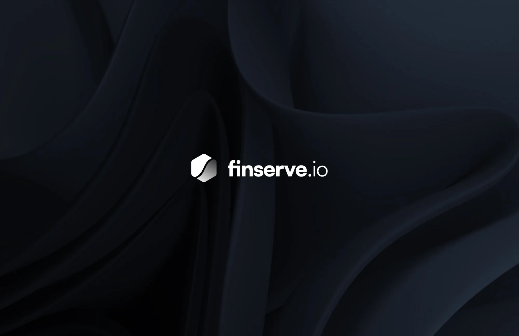 Finserve.io — the logo on a dark ground