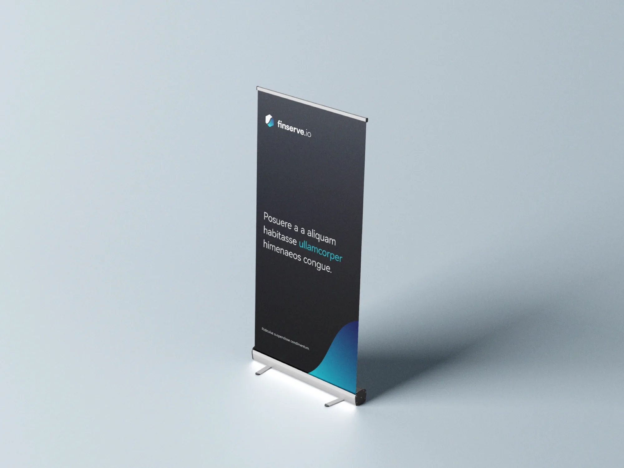 Finserve.io — a roll-up banner