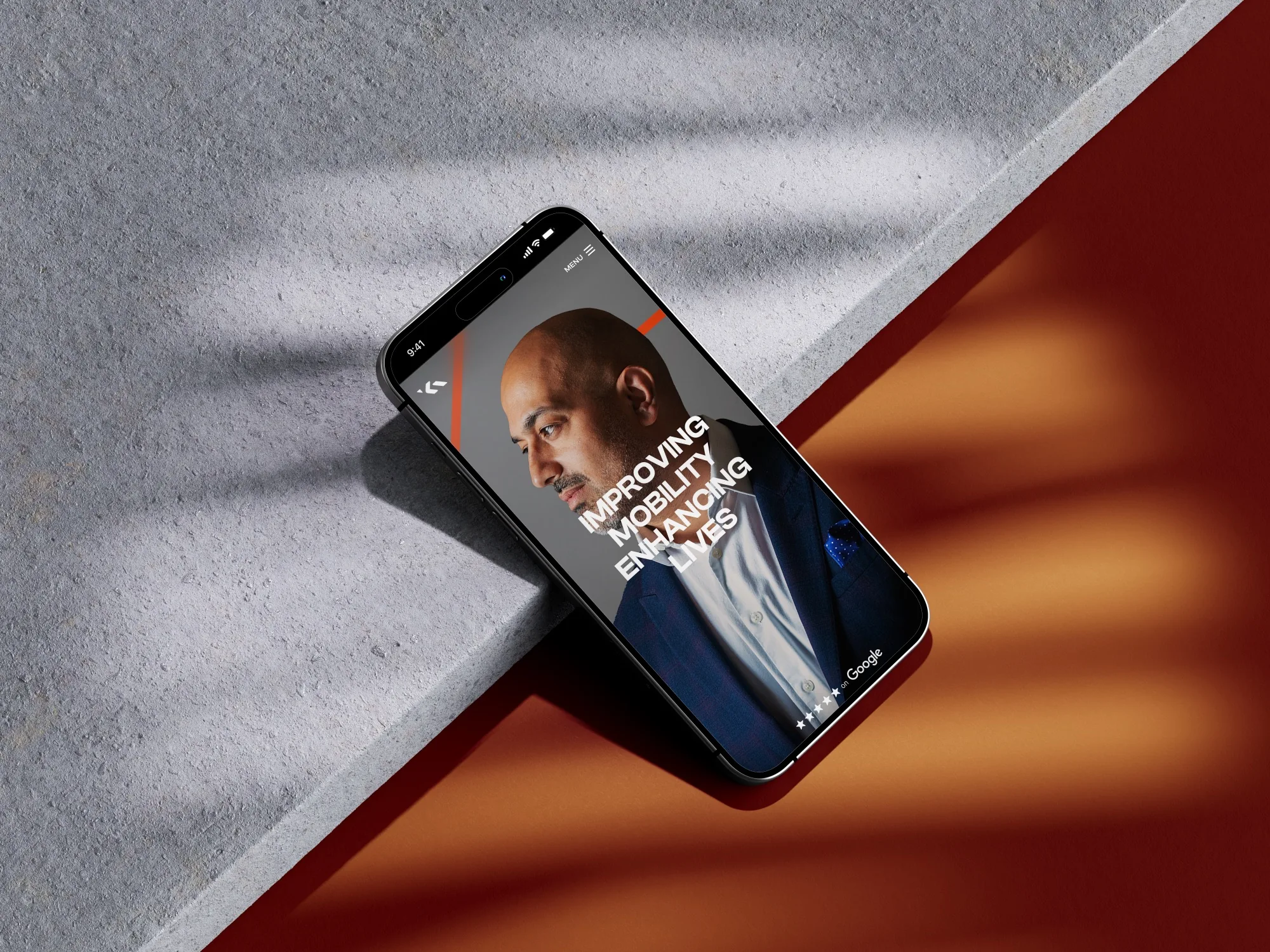 Kash Akhtar — the website on a phone