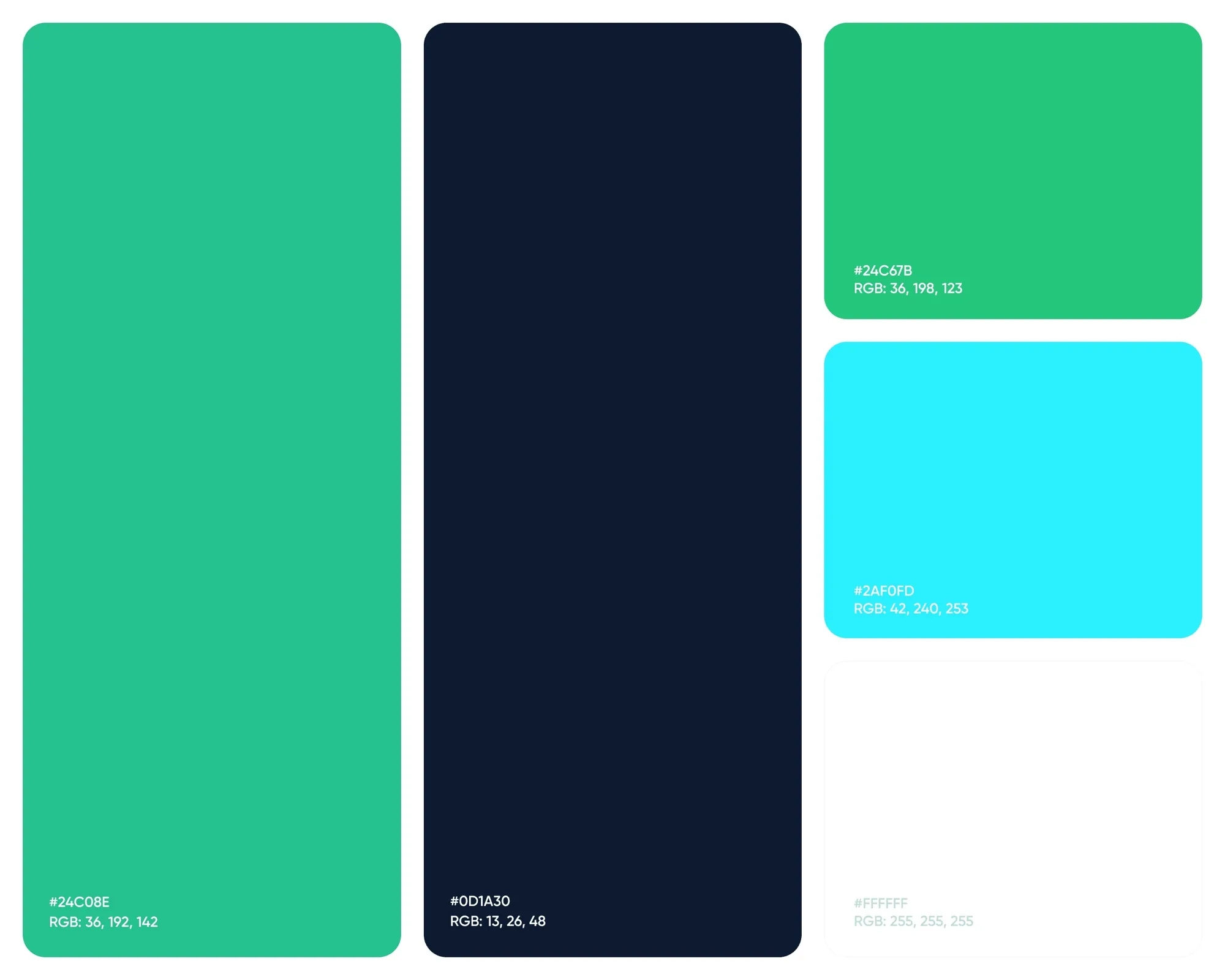 Labayk App — the colour palette