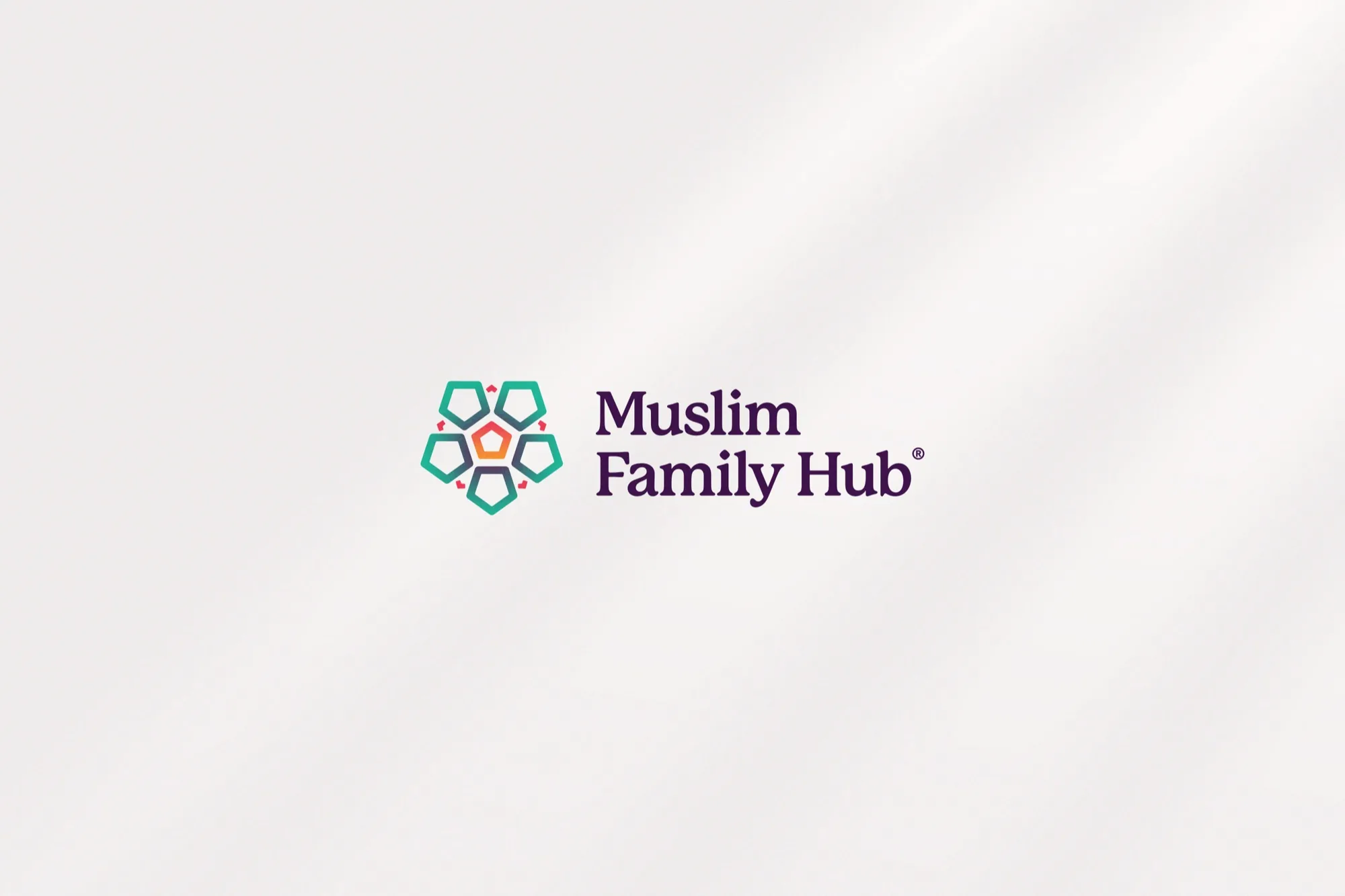 Muslim Family Hub — the logo lockup