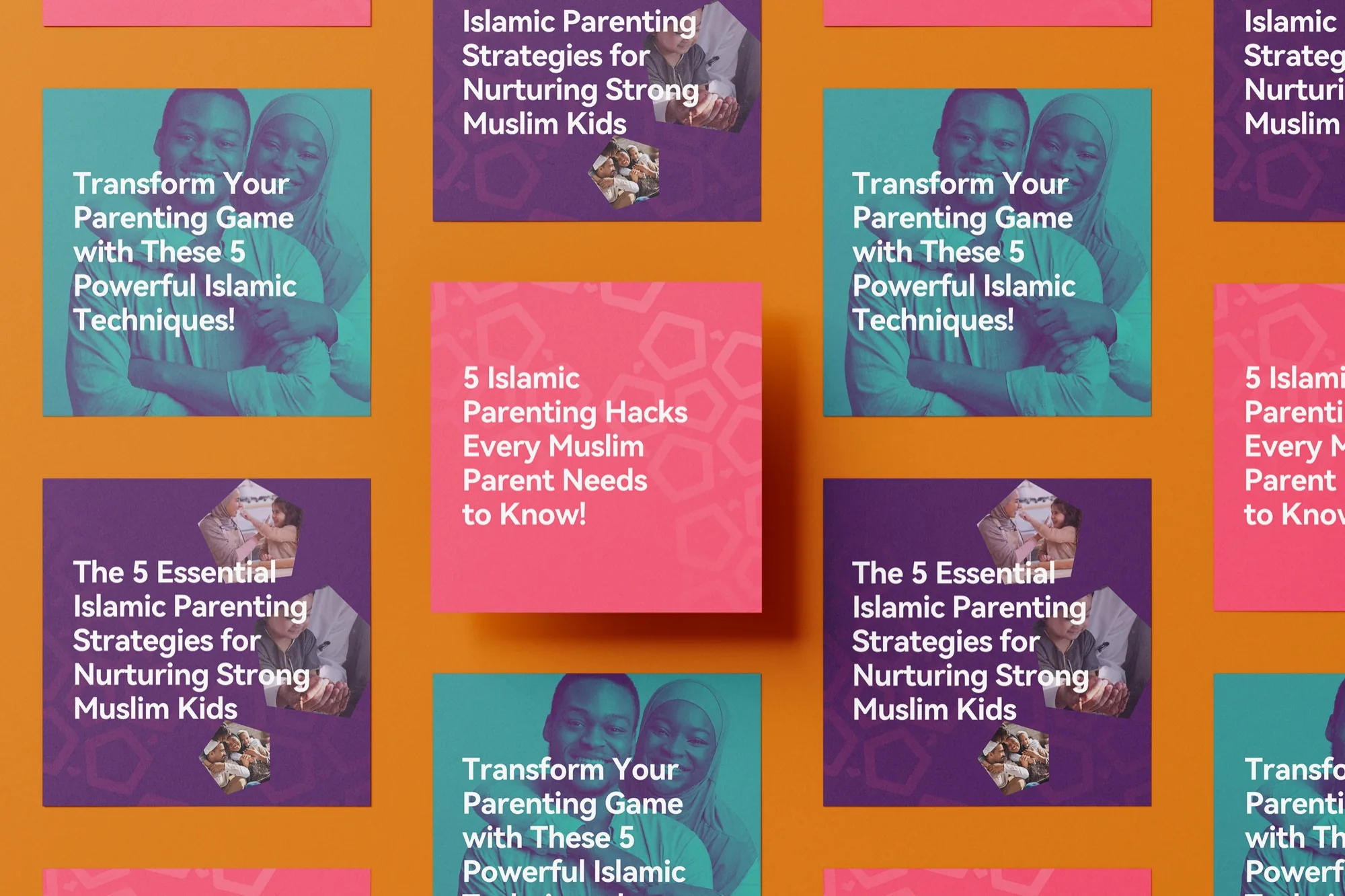 Muslim Family Hub — social media templates