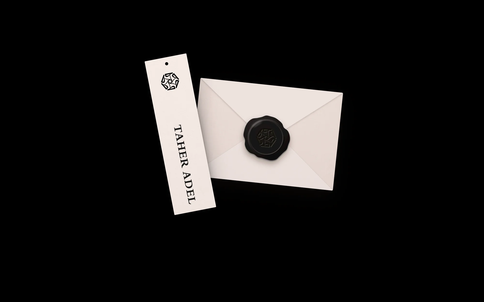 Taher Adel — bookmark and wax seal