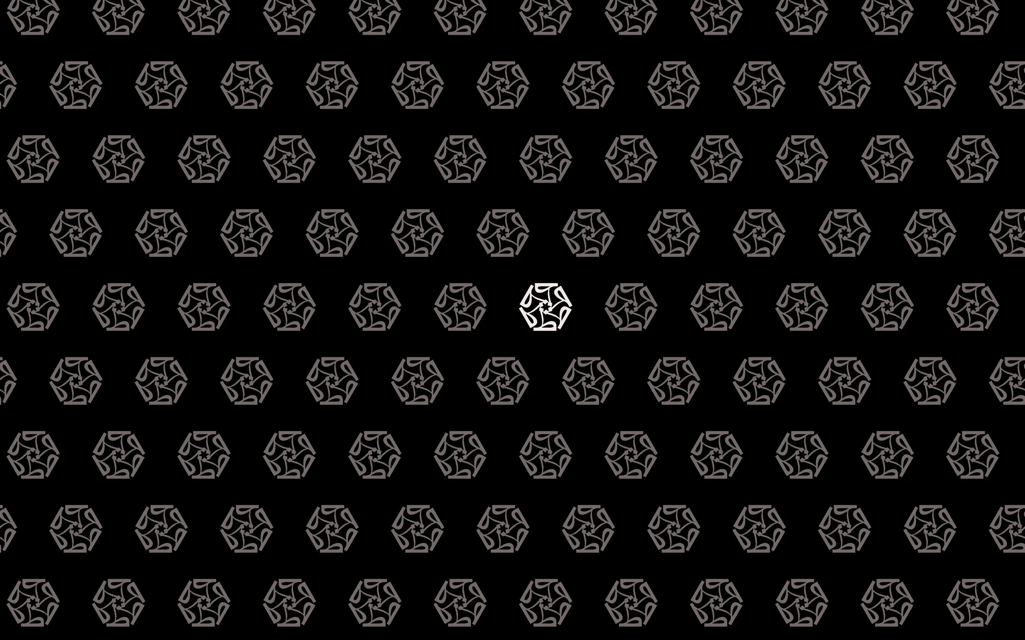 Taher Adel — the monogram pattern