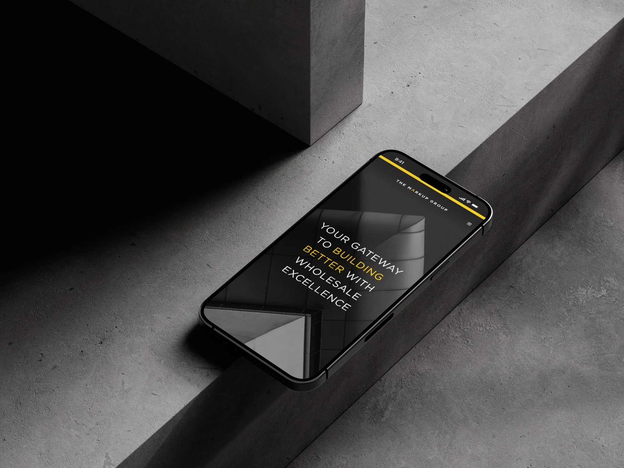 The Markup Group — the website on a phone
